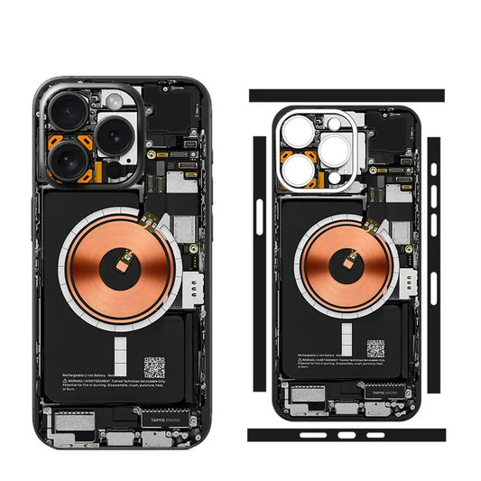 Tear Down Skin Circuit Camouflage Wrap Change Color Sticker for IPhone 15 14 13 Pro Max Plus Phone Pegatina Adesivos Full Cover