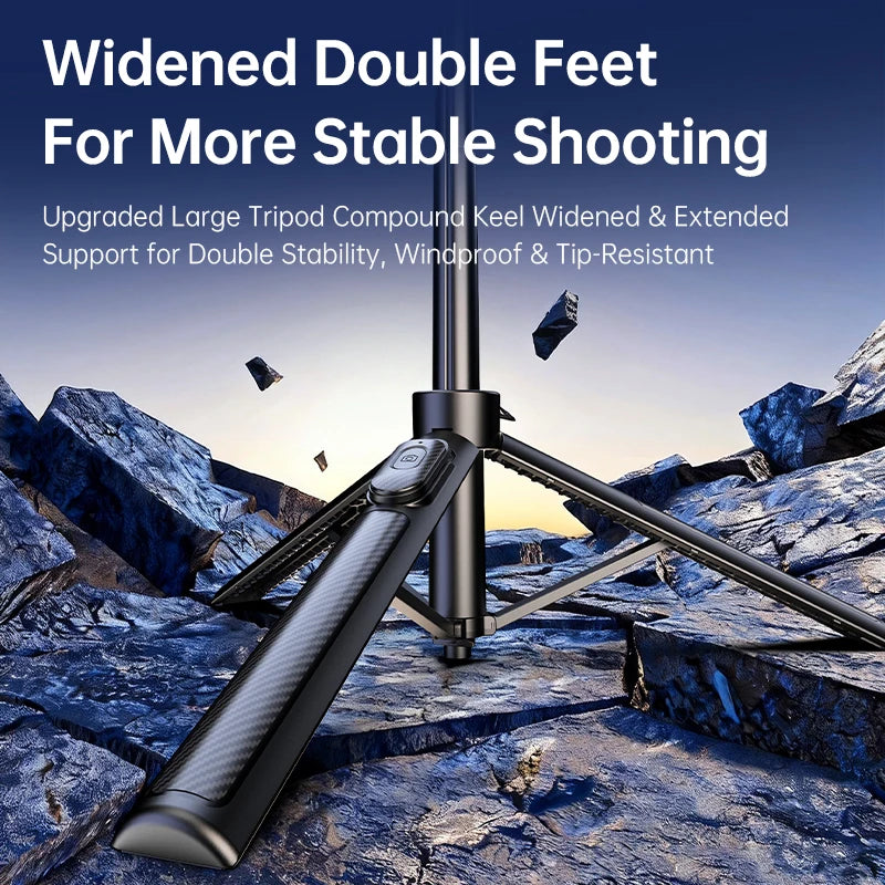 T18 Magnetic Phone Tripod Wireless Phone Grip Selfie Stick Desktop Tripod