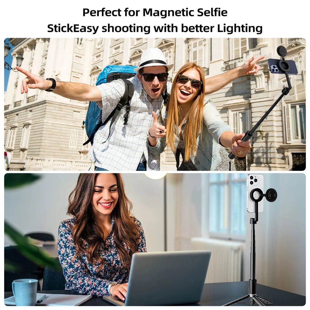 2025 New Smartphone Magnetic Fill Light Mini Selfie Light 3 Modes Adjustable Brightness for Iphone XIAOMI HUAWEI SAMSUNG Phone