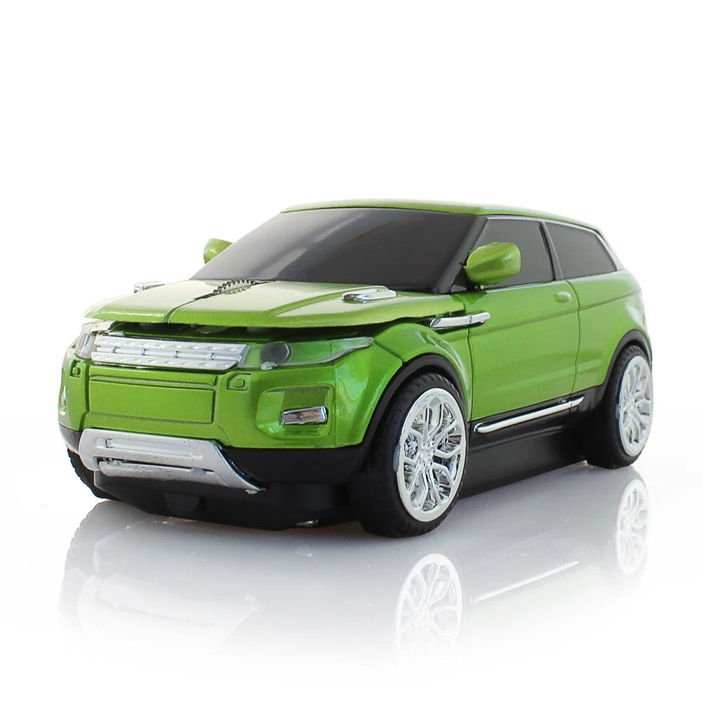 Car Mouse Wireless 2.4G Mause Creative Design SUV Appearance Energy Saving Portable Office Use System Compatible Gift Kid Boy