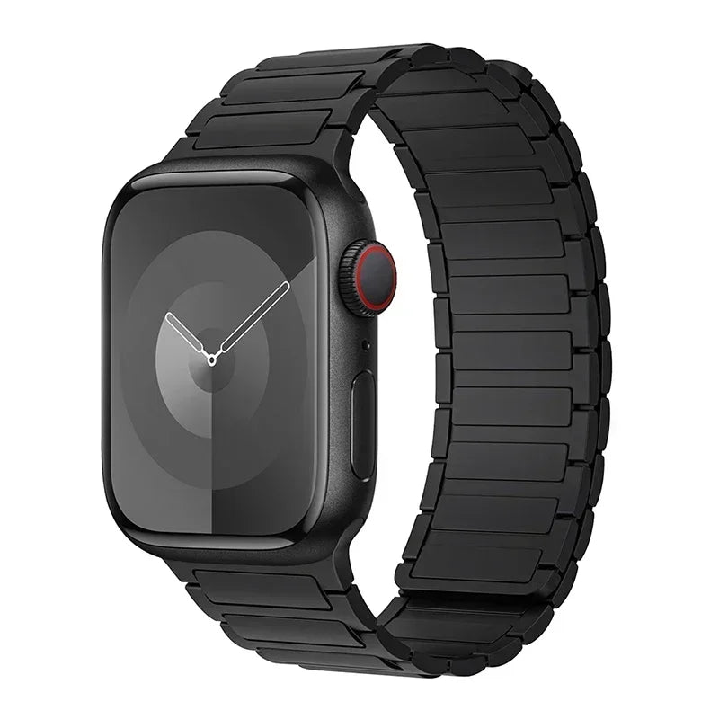 Magnetic Loop for Apple Watch Bands 44mm 40mm 49mm 45mm 41mm 38mm Silicone Bracelet iWatch Series 9 8 7 6 5 4 3 Se ultra 2 strap