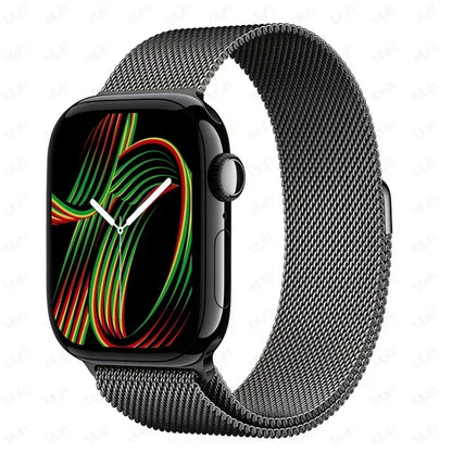 Milanese Strap For Apple Watch Ultra 2 49 46mm 42mm 44mm 40mm 45mm 41mm 38mm Bracelet For iWatch Series 10 9 3 6 5 SE 7 8 Strap