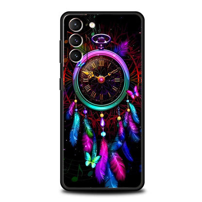 Mandala Dreamcatcher Phone Case for Samsung Galaxy S24 S23 S22 S20 S21 FE Ultra S10 S10E S9 S8 Plus 5G Silicone TPU Cover Capas