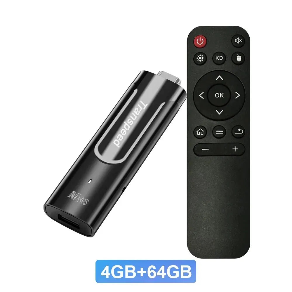 Transpeed ATV Android 11 TV Stick Amlogic S905Y4 With TV Apps BT5.0 Dual 100M Wifi 2GB DDR4 Support 4K Video 3D Smart TV