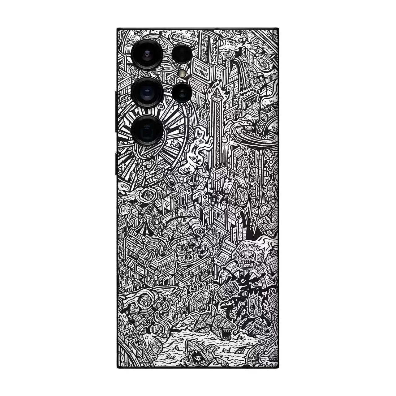 vinyls Film For Samsung S23 S25 Ultra S24 Films Cases Decal Skin Aurora Back Covers Protector Wrap Ultra Thin Stickers
