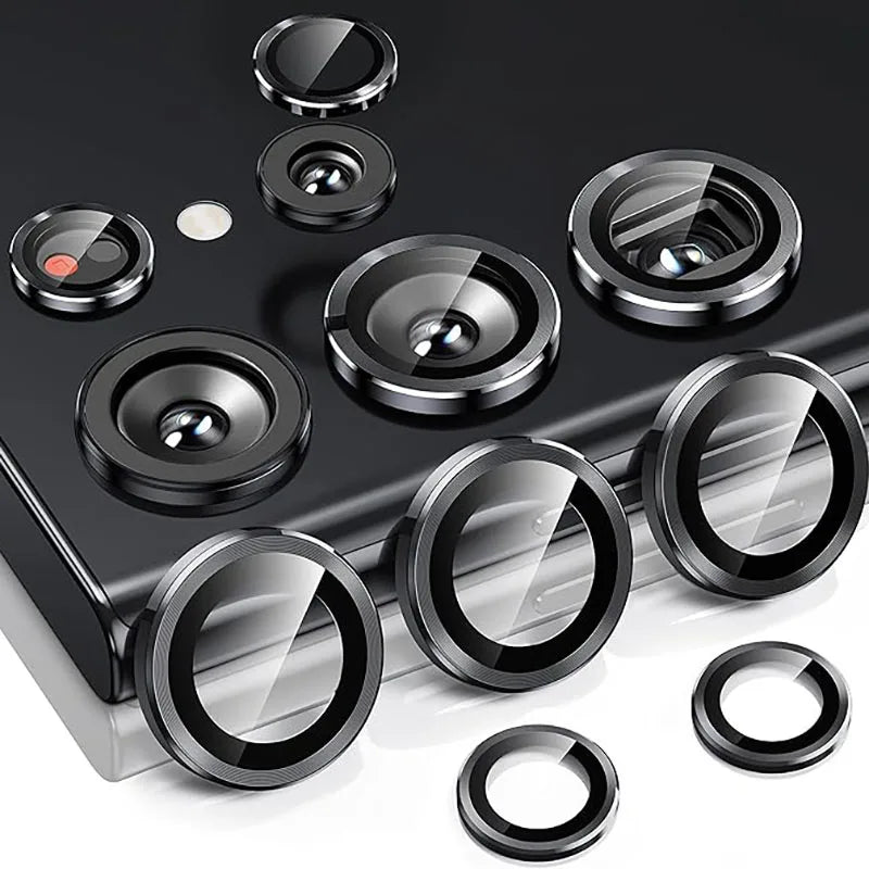 Metal Lens Ring Glass For Samsung Galaxy S26 S25 S24 S22 S23 Ultra Plus Camera Protector Cover For Samsung S26 Ultra Accessories