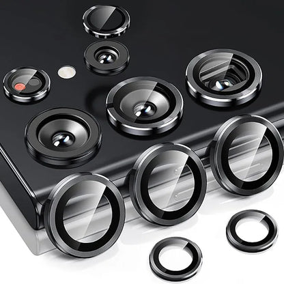 Metal Lens Ring Glass For Samsung Galaxy S26 S25 S24 S22 S23 Ultra Plus Camera Protector Cover For Samsung S26 Ultra Accessories