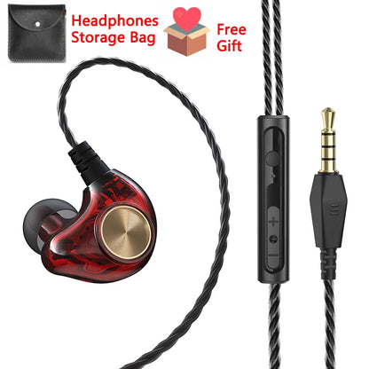 Extra Bass Headphones wired Earphone 3.5mm Earphones With Microphone Noodles Style Sport Headset auriculare for Samsung