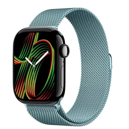 Milanese Strap For Apple Watch Ultra 2 49 46mm 42mm 44mm 40mm 45mm 41mm 38mm Bracelet For iWatch Series 10 9 3 6 5 SE 7 8 Strap