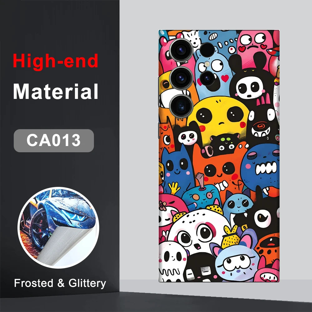 CASEKiTTY Skin For Galaxy S24 Ultra Back Film Samsung S23 Ultra Sticker S22 Plus Protective Decal Wrap Screen Protector No Case