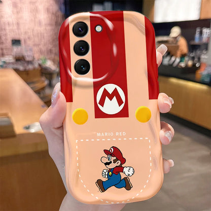 Super M-Marios Bros Case for Samsung Galaxy A53 A50 A50S A36 A35 A34 A32 A30 A26 A25 A24 A20 A16 A15 A06 A05S A05 M55 5G Cover