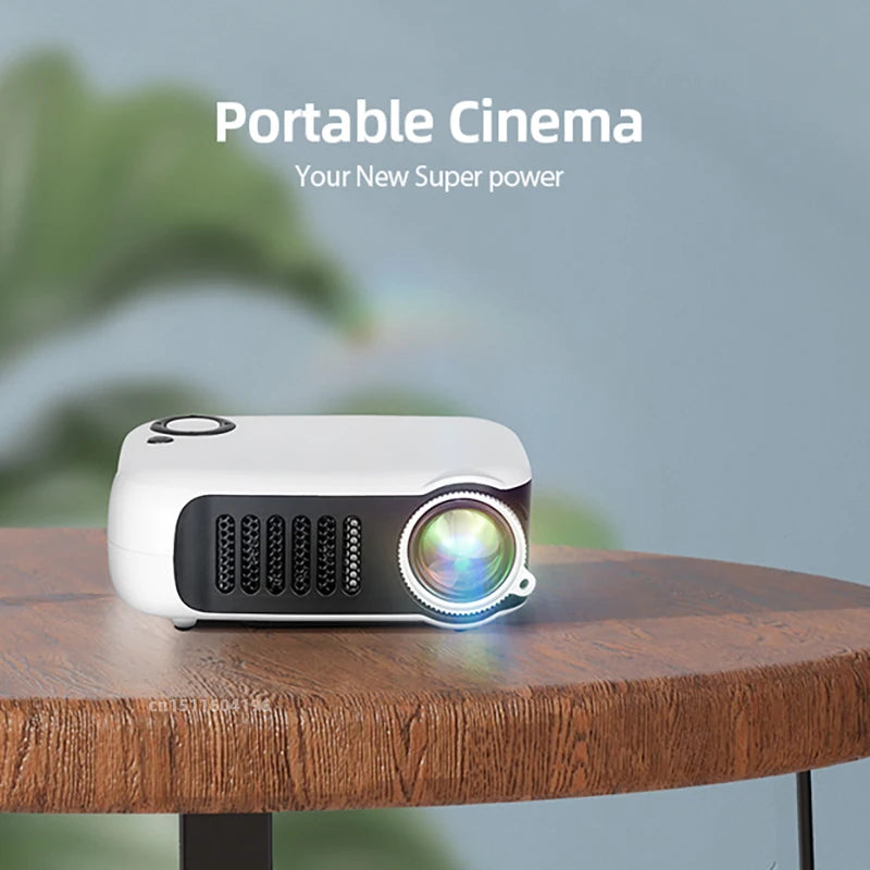 AUN A2000 Portable Projector LED Home Theater Projector Mini Cinema Smart TV Beamer Support 1080P Full HD Movie Play