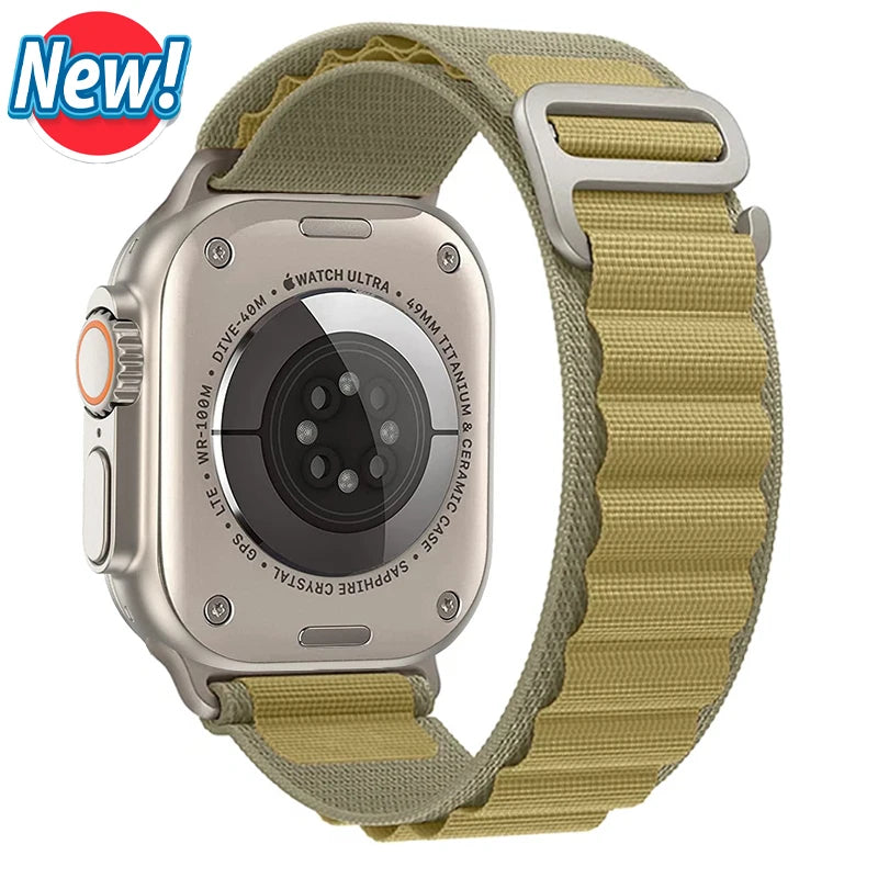 Alpine Loop Strap for Apple watch Ultra 3 2 Band 49mm 45mm 44mm 40mm 41mm 46mm 42mm 44 mm Bracelet iWatch Series 2030 7