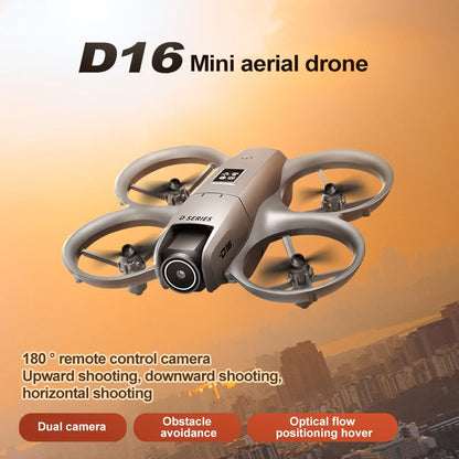 D16 Mini Drone 8K HD Dual Camera Profesional 180° Electric Adjustable GPS Positioning Obstacle Avoidance Bushless Uav 15000M