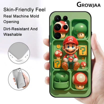 Super M-MarioS Bros Game Phone Case for Samsung Galaxy S24 Ultra S22 S23 Ultra S21 S20 5G Protective Silicone TPU Funda