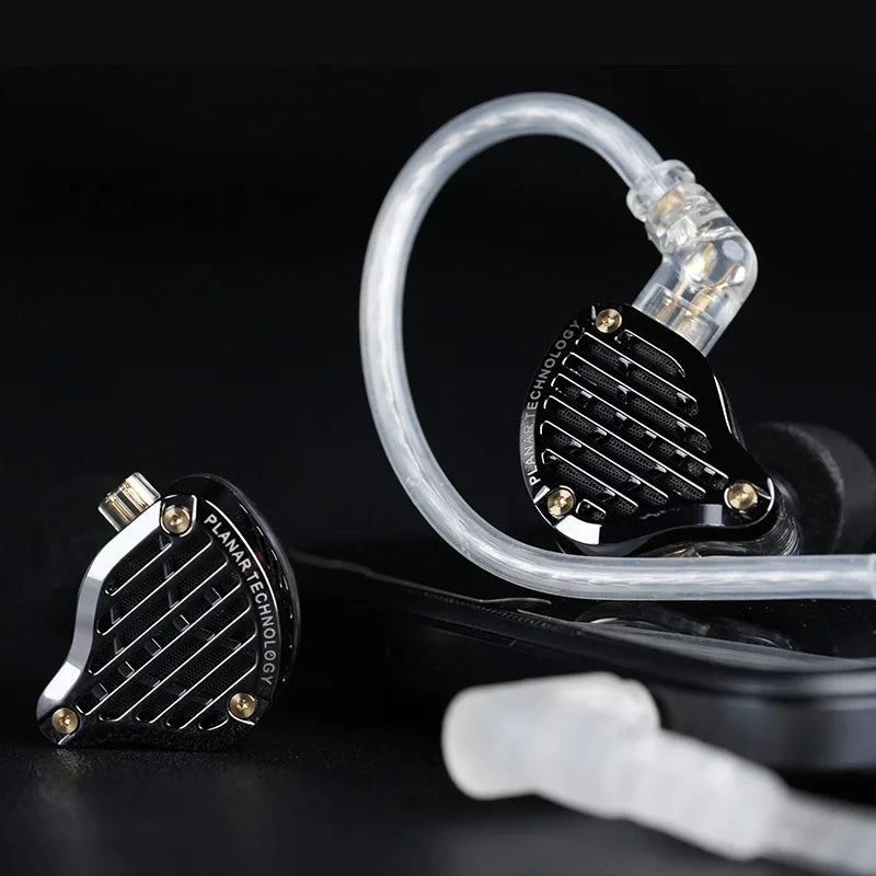 NEW KZ PR3 In Ear 13.2MM Planar Driver Wired Earphones HiFi Bass Monitor Earbuds Sport Wired Headset PR2 PR1 ZAS ZAR