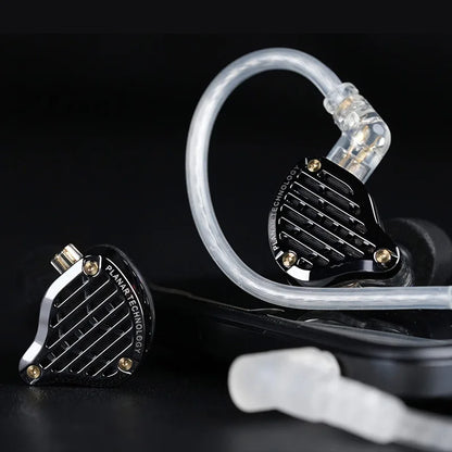 NEW KZ PR3 In Ear 13.2MM Planar Driver Wired Earphones HiFi Bass Monitor Earbuds Sport Wired Headset PR2 PR1 ZAS ZAR
