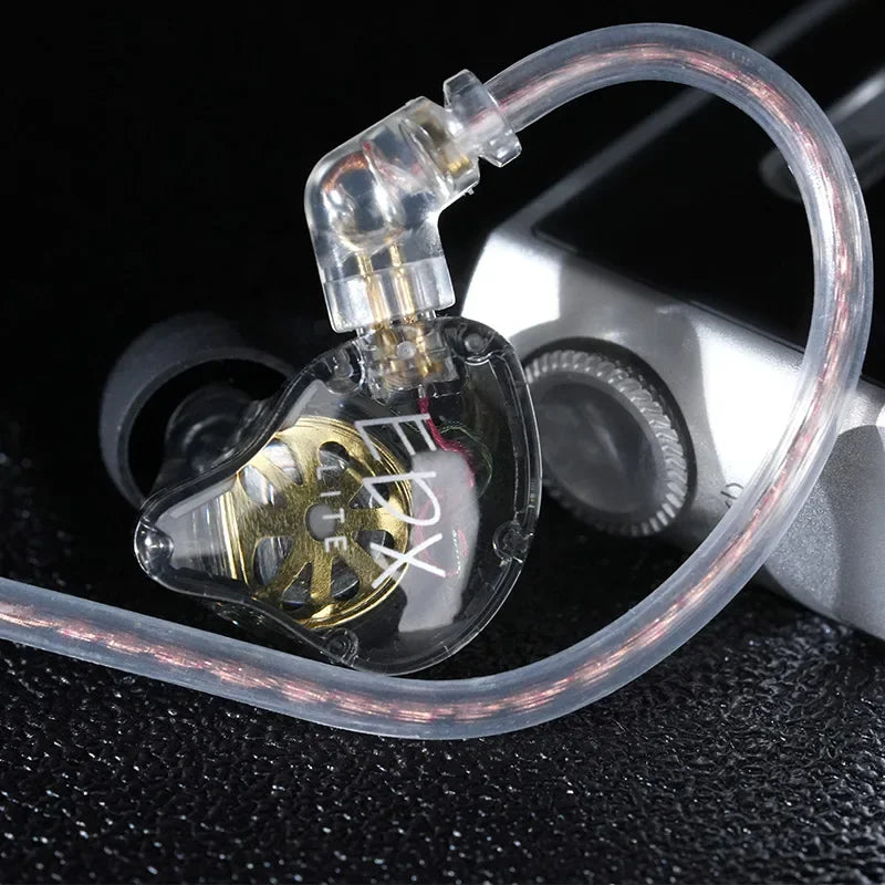KZ EDX Lite HiFi Monitor Earphones Dynamic Driver In Ear Headphones Noise Cancelling Earbuds Detachable design Wired Headest