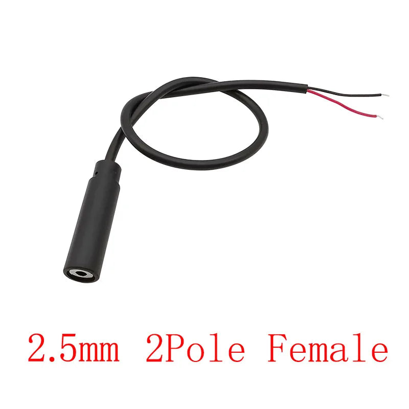1Pcs 2.5/3.5mm Male Plug/Female Jack Mono/Stereo AUX 2/3/4Pole To Bare Wire Connector DIY Audio Headphone Repair Extension Cable