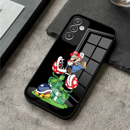 Hot Games M-Marioes Phone Case for Samsung S24 Ultra S23 S22 S20 Fe S21 Plus Galaxy A54 A34 A24 A53 Note 20 Glass Cover