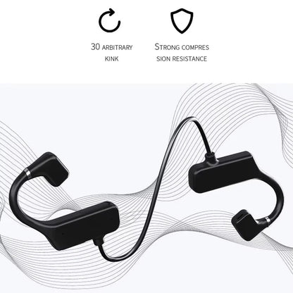 G1 Swimming Waterproof IPX5 Wireless Neckband Headphone With Microphone Support TF SD Card Bone Conduction Bluetooth Earphone