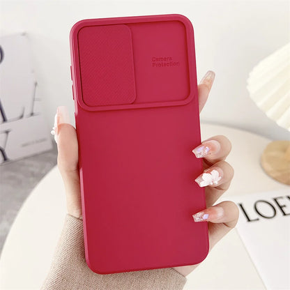 Slide Camera Protection Case For Samsung S25 A16 A06 S24 S23 S22 S21 Ultra Plus FE A34 A24 A14 A54 A73 A53 A33 A51 A55 A35 Cover