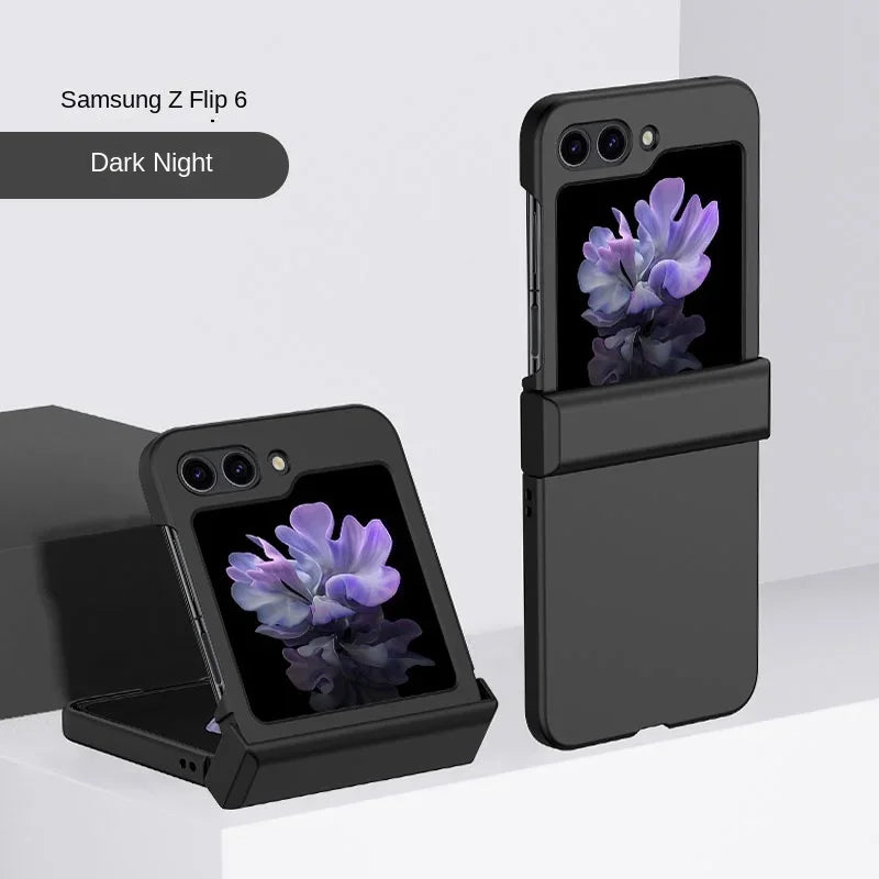 Skin Feel Hard Shell Phone Case for Samsung Galaxy Z Flip 7 6 5 4 3  Flip6 Flip5 Flip4 Flip7 Hinge Protection Shockproof Cover