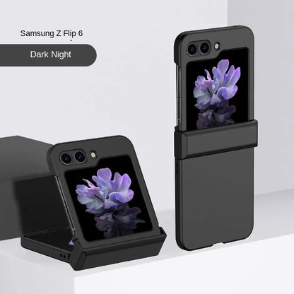 Skin Feel Hard Shell Phone Case for Samsung Galaxy Z Flip 7 6 5 4 3  Flip6 Flip5 Flip4 Flip7 Hinge Protection Shockproof Cover