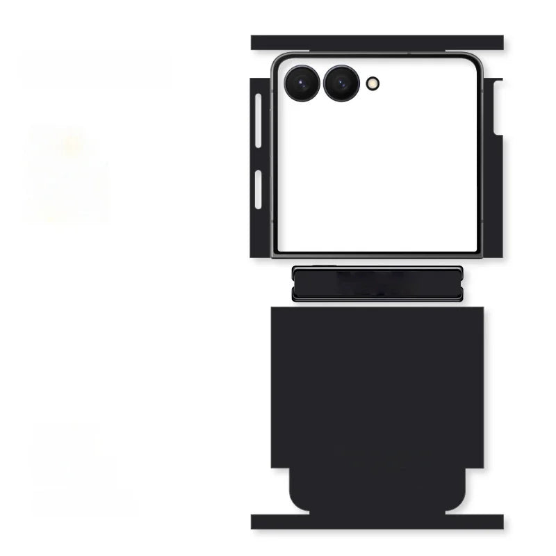 Skin For Samsung Galaxy Z Flip 7 6 5 4 2 Back Film Sticker Full Cover Protective Decal Wrap Side Frame Back Screen Protector