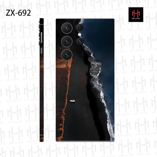 Skin Wrap Sticker New Design For Galaxy S25 S24 S23 S26ULTRA Full Decal cover all devise back skin and side sticker