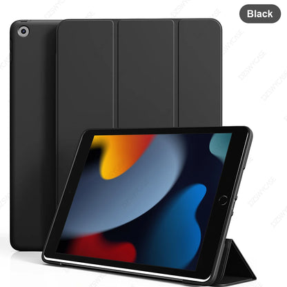Case For iPad 7/8/9th 10.2 5/6th 9.7,10th 10.9 A16 11, Air 10.9 11 M2 M3,  mini 5 6 7, Pro 11 M4, Silicone Protective Cover