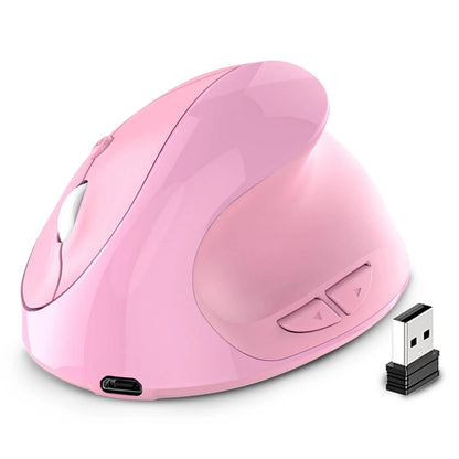 Vertical Grip Silent Wireless Mouse Rechargeable Hand Designer Drawing Office Creative Ergonomic Mouse For Computer PC