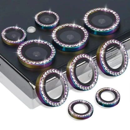 Metal Diamond Ring Lens Camera Protector For Samsung Galaxy S22 S23 S24 Ultra For Galaxy S23 S23 Plus Glass Lens Cap