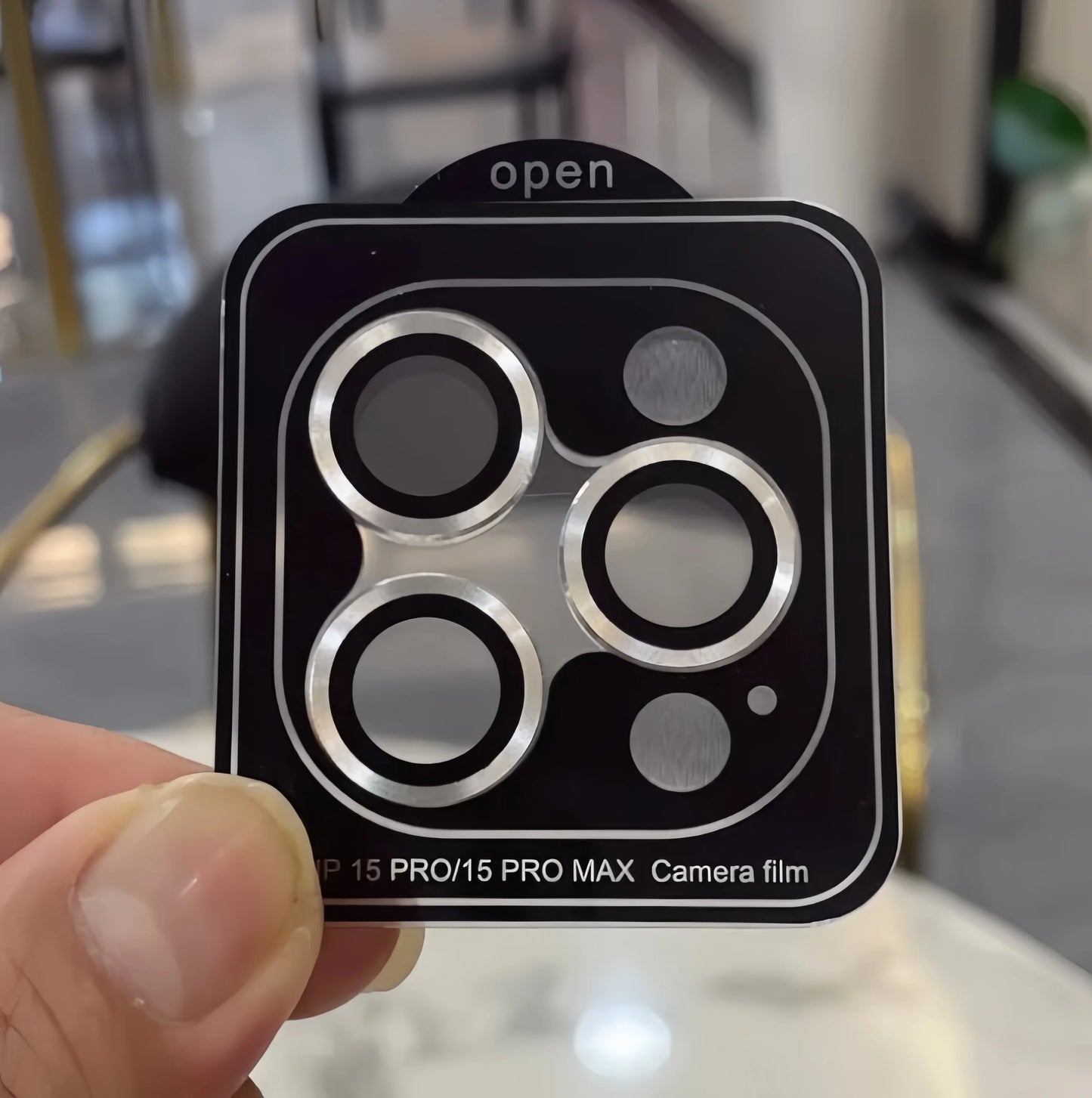 Precise Positioning Metal Camera Lens Film For iPhone 16 15 14 13 12 Pro Max Shatterproof Camera Metal Ring Cover Accessorie