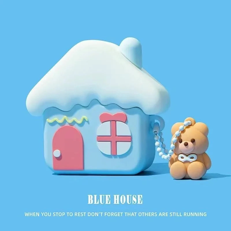 Pokemon Cartoon Case silicone For AirPods 3 Protective sleeve For AirPods Pro 1/2/Pro2 Cover 3D silicone Fall prevention Case