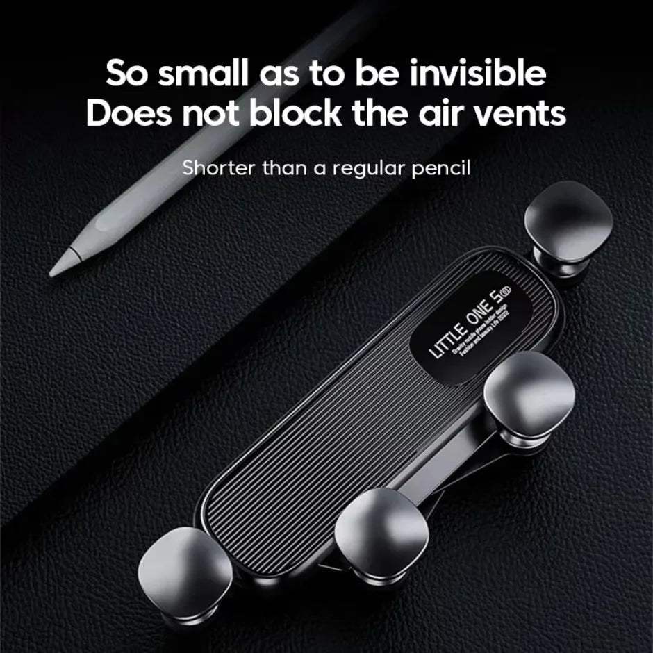 360 Rotation Car Navigation Bracket Air Vent Clip Navigation Stand Telescopic Air Outlet Phone Support for 4.7-7 Inch