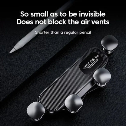 360 Rotation Car Navigation Bracket Air Vent Clip Navigation Stand Telescopic Air Outlet Phone Support for 4.7-7 Inch