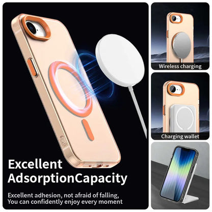 For iPhone 16e Case iPhone 16e Cover Magnetic Matte Durable Bumper Shield Protective Back Phone Cases For iPhone 16e Funda
