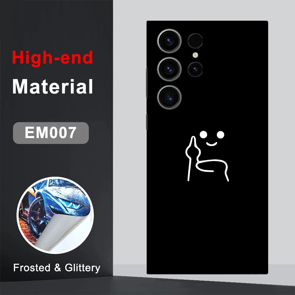 CASEKiTTY Skin For Galaxy S24 Ultra Back Film Samsung S23 Ultra Sticker S22 Plus Protective Decal Wrap Screen Protector No Case