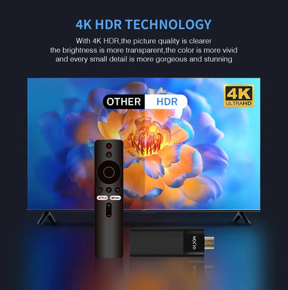 4K MX10 F3 PRO TV Stick 4k Fire TV Stick  TV Remote Control Android TV Stick Quad Core Firestick 4k