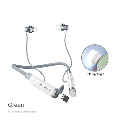 EARDECO 100 Hours Playback Bluetooth Headphone Neckband Wireless Headphones Bass Auriculares Bluetooth Earphone with Mic Stereo