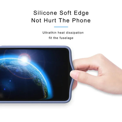 For Samsung Galaxy S26 S25 S26Plus S26Ultra Edge S24 S23 S22 S21 Ultra FE Case Soft Liquid Silicone Shockproof Phone Back Cover