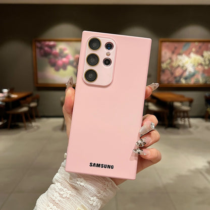 Ultra Thin Liquid Silicone Soft Case For Samsung Galaxy S25 S24 Ultra S23 FE S22 S21 Plus A55 A35 A34 A16 A15 A14 A13 A25 Cover