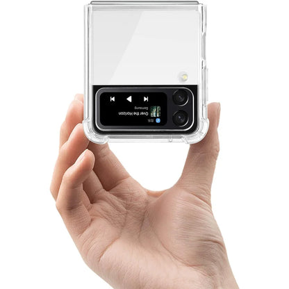 Magnetic Transparent For Samsung Galaxy Z Flip 3/4/5 Magsafe  Case Durable Air-Cushioned Support Wireless Charging Phone Case