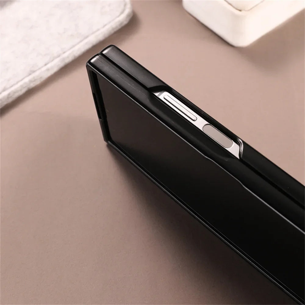 For Samsung Galaxy Z Fold 7 6 5 4 3 Case Cloth Pattern Magsafe Magnetic Cases For Galaxy Z Fold6 Fold7 Wireless Charging Cover
