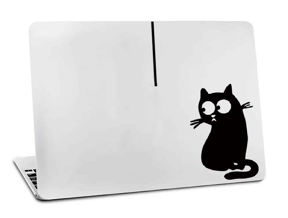 Vinyl Sticker for apple macbook air 11 13 inches for Mac Pro Retina 13 15 Skins cover Glow Black decal Cat Monkey wolf Touch