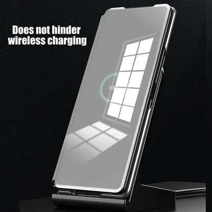 Mirror Flip Case For Samsung Galaxy S25 S24 S23 Ultra S22 S20 Plus Cases For Samsung S23 S24 S21 FE Note 20 Ultra 10 Plus Cover