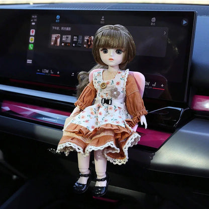 1PC Car Safety Chair Doll Toy Accessories Car Air Conditioner Air Outlet Aromatherapy Clip Car Safety Seat Ornament Chair