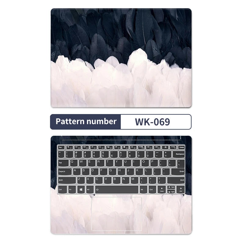 DIY Marble Cover Laptop Skins Vinyl Stickers 13"14"15.6"17.3"PVC Film Waterproof Skin Decorate Decal for Macbook/Lenovo/HP/Acer