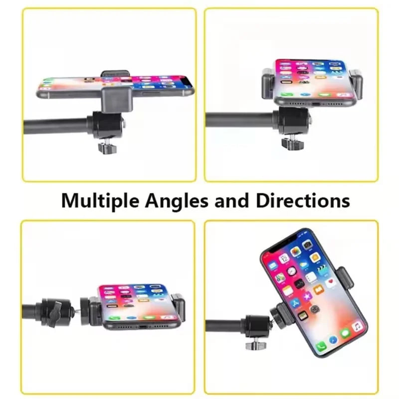 Overhead Tripod Table Tabletop Shooting Stand Tripods with Mobile Phone Holder Boom Arm for Smartphones Photography,Vlogging